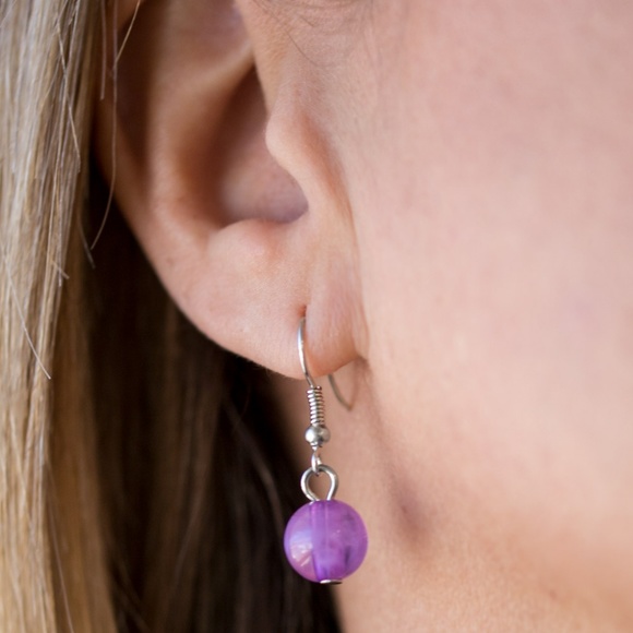 Trending Tropicana - Purple Necklace Set - Picture 2 of 3